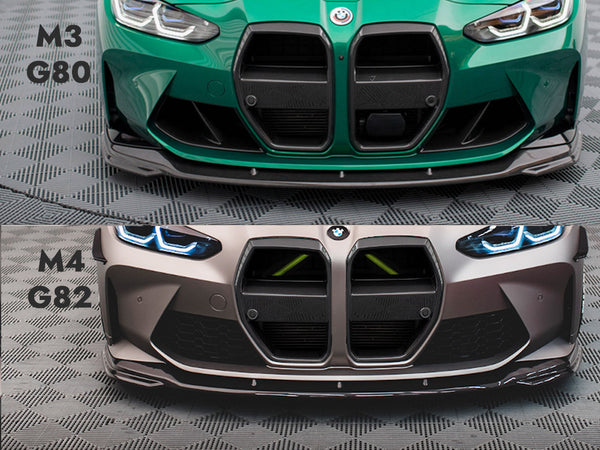 MAXTON DESIGN Carbon Fiber Front Splitter V.2 BMW M4 G82 / M3 G80