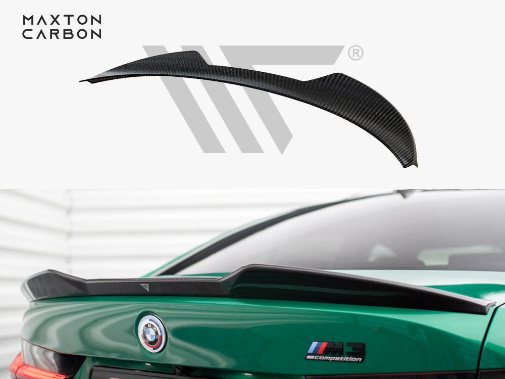 MAXTON DESIGN Carbon Fiber Tailgate Spoiler BMW M3 G80