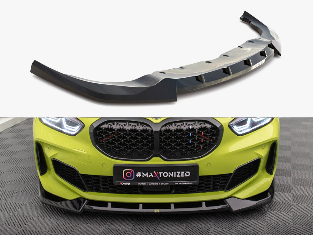 Front Splitter V.6 compatible with BMW 1 F40 M Sport / M135i