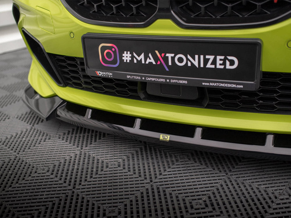 Front Splitter V.6 compatible with BMW 1 F40 M Sport / M135i