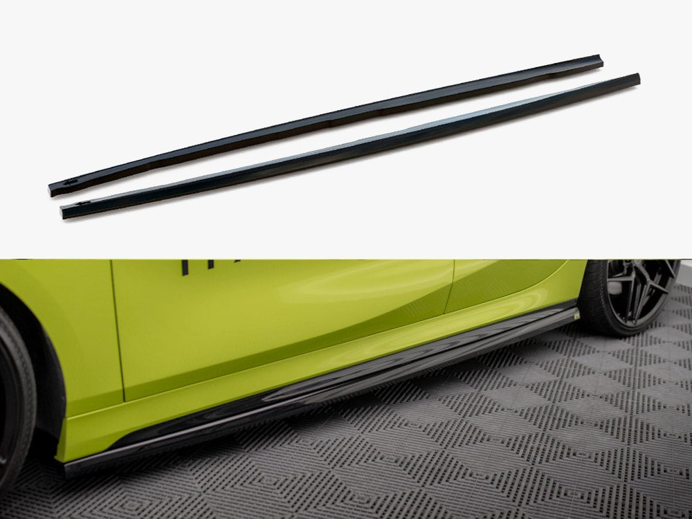 Side Skirts Diffusers V.4 compatible with BMW 1 F40 M Sport / M135i
