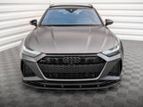 MAXTON DESIGN Carbon Fiber Front Splitter Audi RS6 C8 / RS7 C8