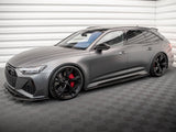 MAXTON DESIGN Carbon Fiber Front Splitter Audi RS6 C8 / RS7 C8