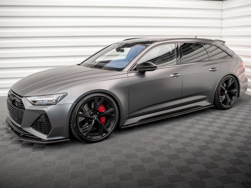 MAXTON DESIGN Carbon Fiber Front Splitter Audi RS6 C8 / RS7 C8