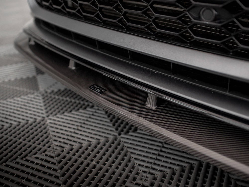 MAXTON DESIGN Carbon Fiber Front Splitter Audi RS6 C8 / RS7 C8
