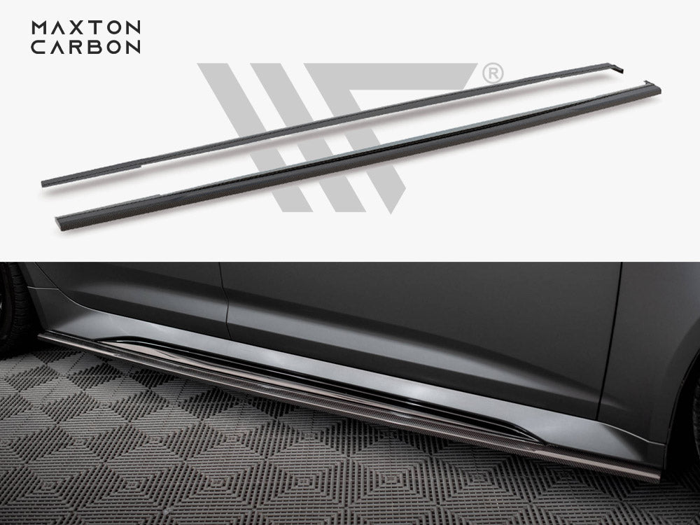 MAXTON DESIGN Carbon Fiber Side Skirts Audi RS6 C8 / RS7 C8
