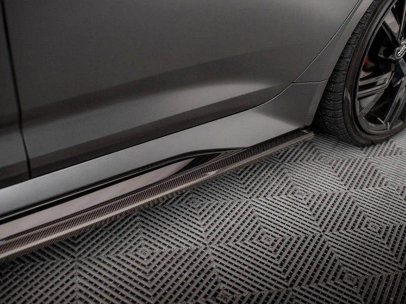 MAXTON DESIGN Carbon Fiber Side Skirts Audi RS6 C8 / RS7 C8