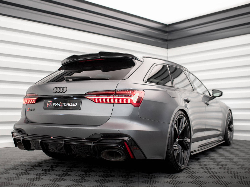 MAXTON DESIGN Carbon Fiber Tailgate Spoiler Audi RS6 C8