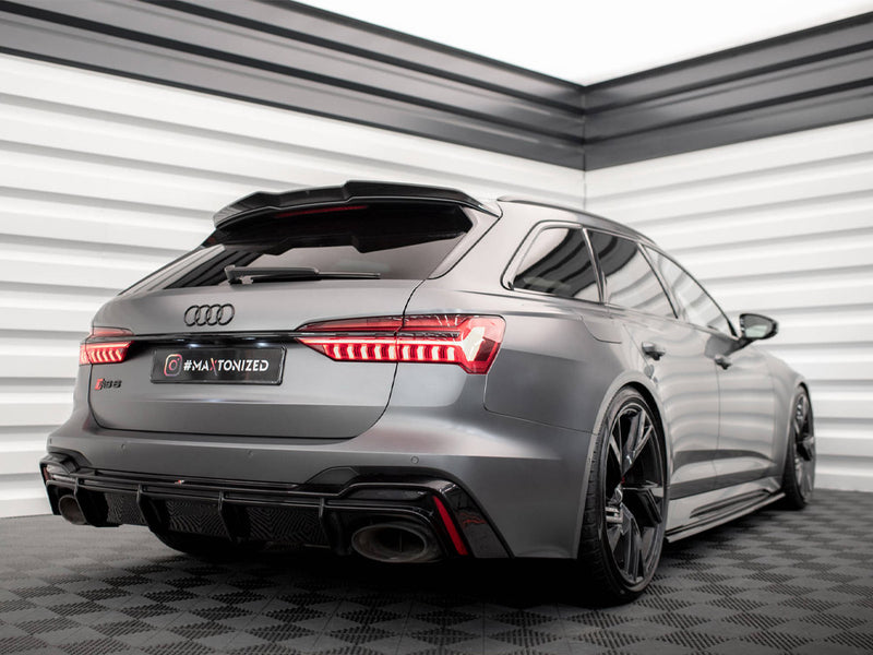 MAXTON DESIGN Carbon Fiber Tailgate Spoiler Audi RS6 C8