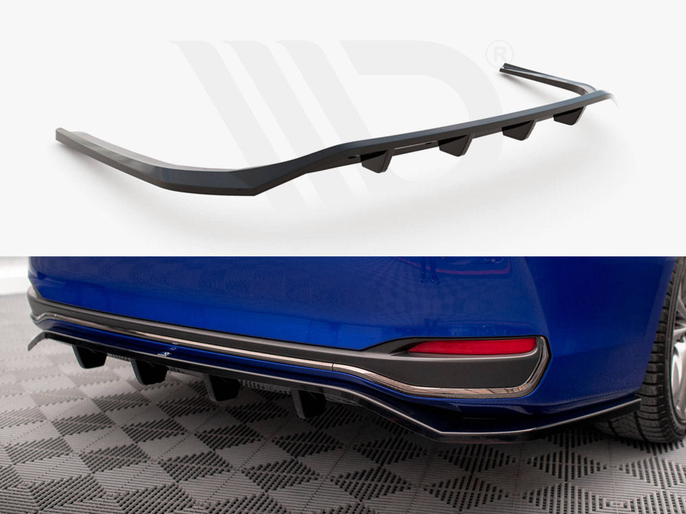 MAXTON DESIGN Central Rear Splitter (Vertical Bars) Lexus ES F Sport Mk7