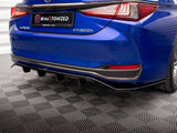 MAXTON DESIGN Central Rear Splitter (Vertical Bars) Lexus ES F Sport Mk7