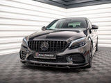 Front Splitter V.2 Mercedes C AMG Line / C43 AMG Sedan / Coupe W205 / C205 Facelift