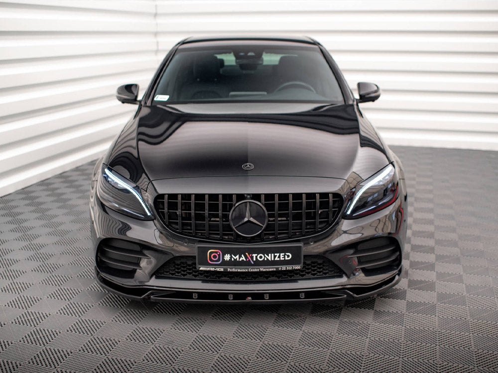 Front Splitter V.2 Mercedes C AMG Line / C43 AMG Sedan / Coupe W205 / C205 Facelift
