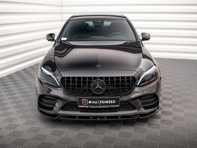 Front Splitter V.2 Mercedes C AMG Line / C43 AMG Sedan / Coupe W205 / C205 Facelift
