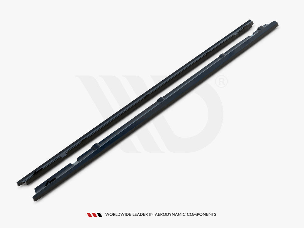Side Skirts Diffusers compatible with Mercedes-Benz C43 / C AMG Line Sedan / Estate W205 / S205 Facelift