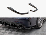 Rear Side Splitters compatible with Mercedes-AMG C43 Sedan / Estate W205 / S205 Facelift