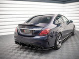 Rear Side Splitters compatible with Mercedes-AMG C43 Sedan / Estate W205 / S205 Facelift