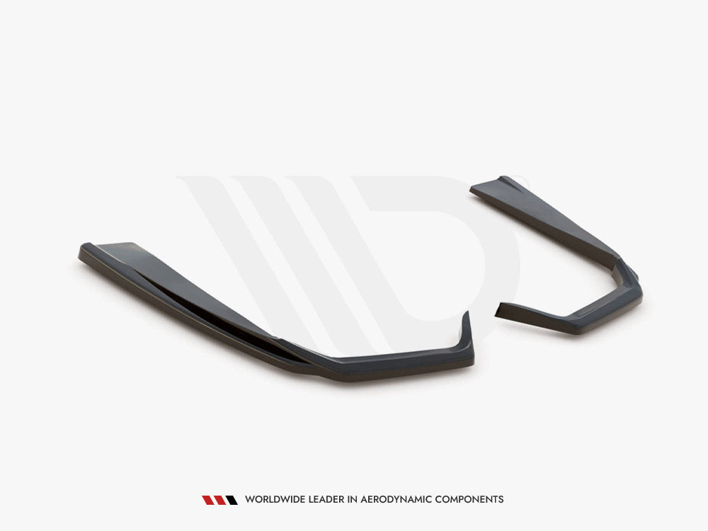 Rear Side Splitters compatible with Mercedes-AMG C43 Sedan / Estate W205 / S205 Facelift