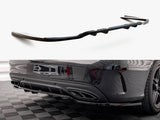 Rear Splitter (Vertical Bars) compatible with Mercedes C AMG Line W205 Facelift