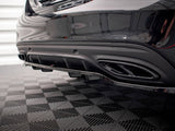 Rear Splitter (Vertical Bars) compatible with Mercedes C AMG Line W205 Facelift