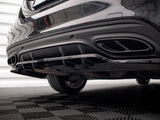 Rear Splitter (Vertical Bars) compatible with Mercedes C AMG Line W205 Facelift