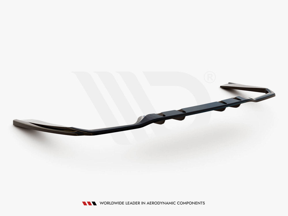 MAXTON DESIGN Central Rear Splitter (Vertical Bars) Mercedes AMG C 43 Sedan W205 Facelift