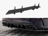 Street PRO Rear Diffuser compatible with Mercedes-AMG C43 Sedan / Estate W205 / S205 Facelift