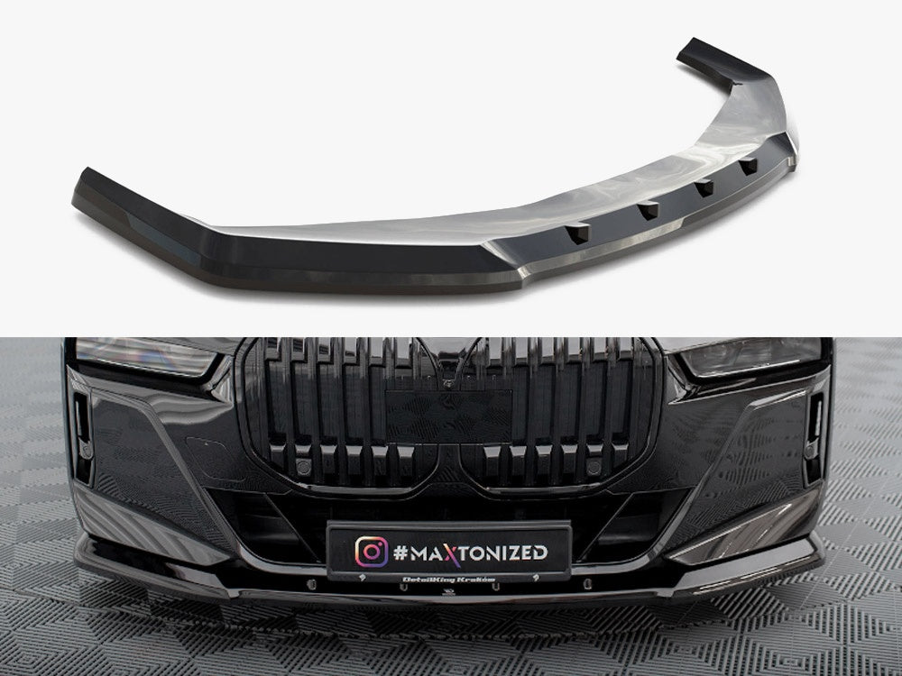 Front Splitter V.1 compatible with BMW 7 M-Pack / M760e / i7 M-Pack G70