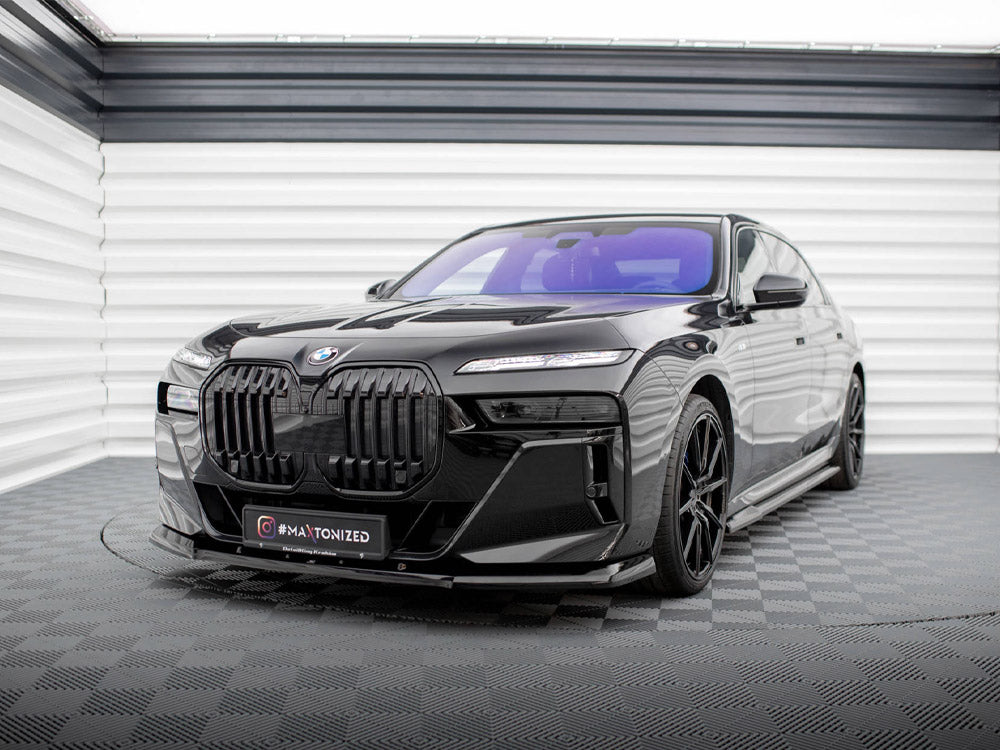 Front Splitter V.1 compatible with BMW 7 M-Pack / M760e / i7 M-Pack G70