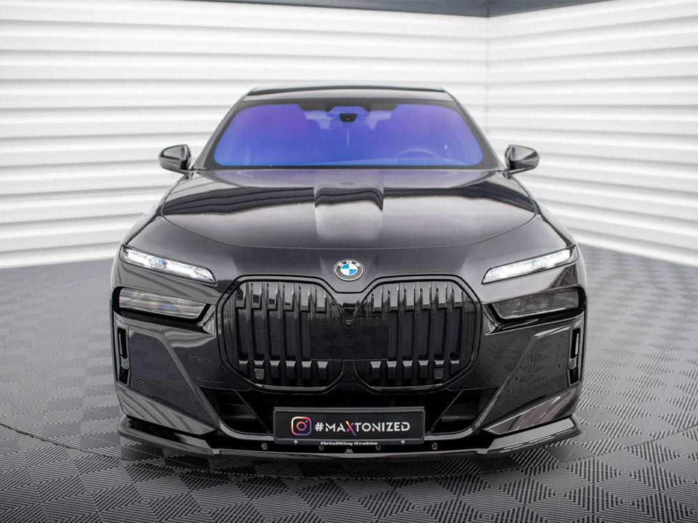 Front Splitter V.1 compatible with BMW 7 M-Pack / M760e / i7 M-Pack G70