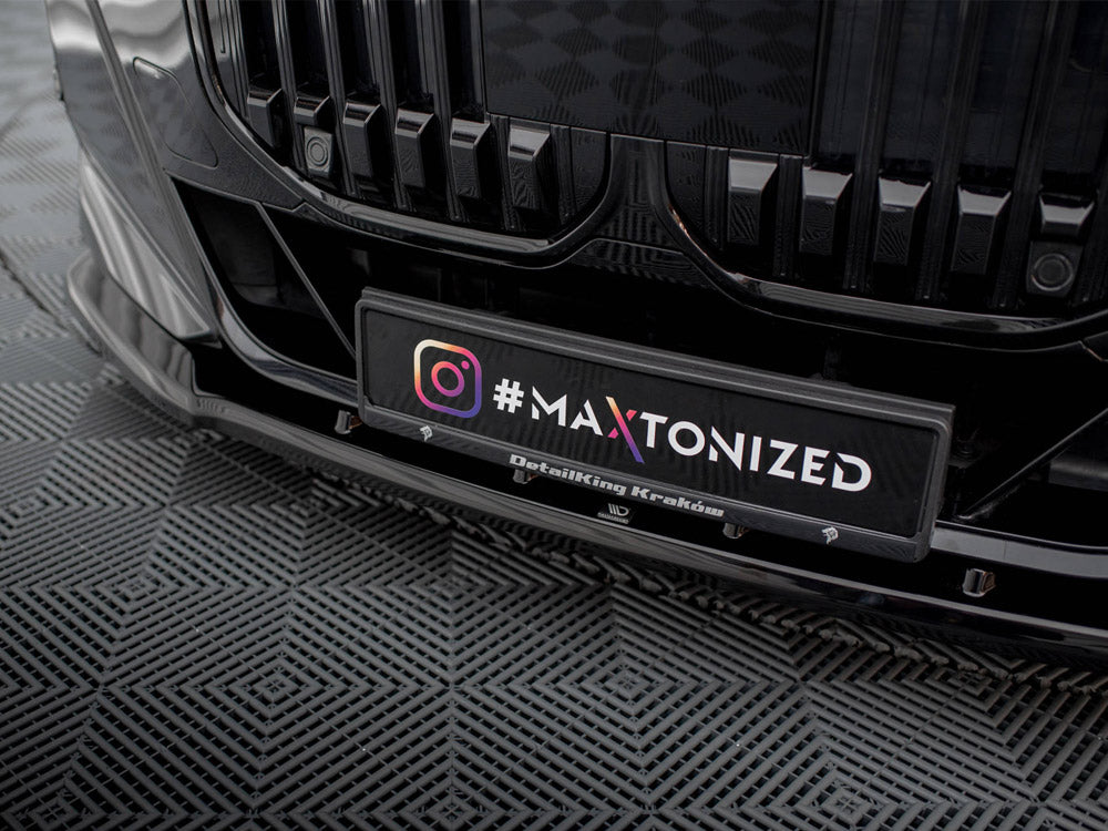 Front Splitter V.1 compatible with BMW 7 M-Pack / M760e / i7 M-Pack G70