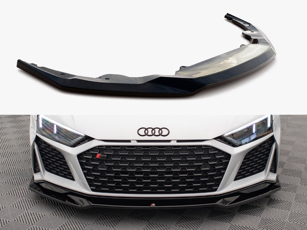 Front Splitter V.3 compatible with Audi R8 Mk2 Facelift