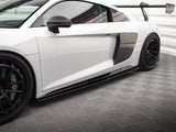 Side Skirts Diffusers V.2 compatible with Audi R8 Mk2 Facelift