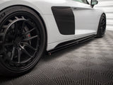 Side Skirts Diffusers V.2 compatible with Audi R8 Mk2 Facelift