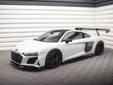 Side Skirts Diffusers V.2 + Flaps compatible with Audi R8 Mk2 Facelift