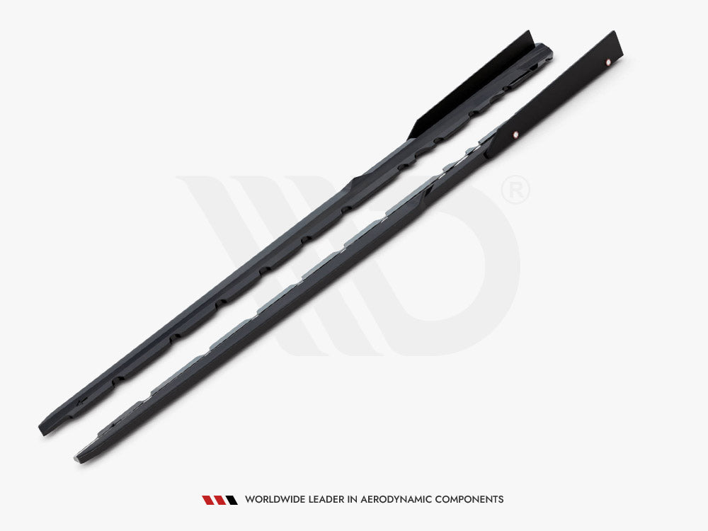 Side Skirts Diffusers V.2 + Flaps compatible with Audi R8 Mk2 Facelift