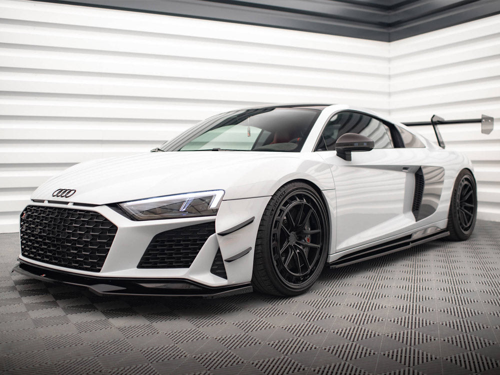 Front Bumper Wings (Canards) compatible with Audi R8 Mk2 Facelift