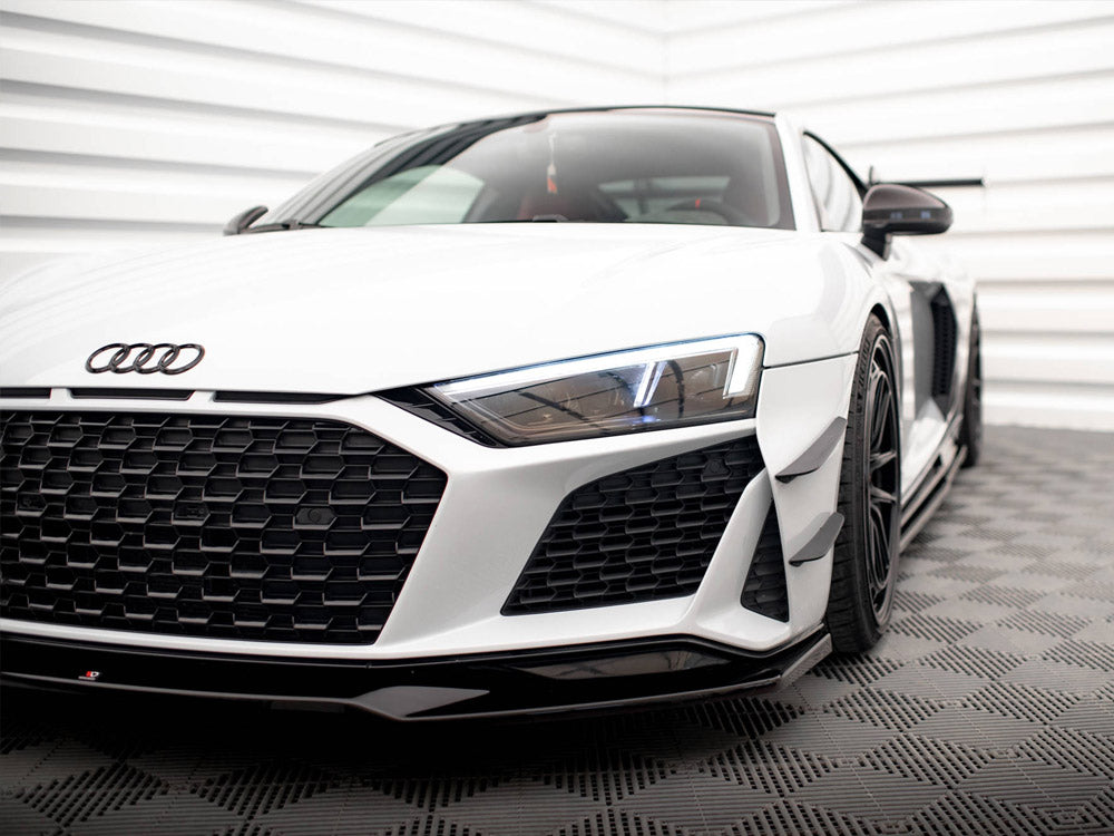 Front Bumper Wings (Canards) compatible with Audi R8 Mk2 Facelift