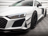 Front Bumper Wings (Canards) compatible with Audi R8 Mk2 Facelift