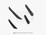 Front Bumper Wings (Canards) compatible with Audi R8 Mk2 Facelift