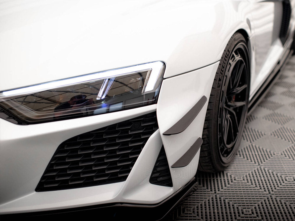 Front Bumper Wings (Canards) compatible with Audi R8 Mk2 Facelift