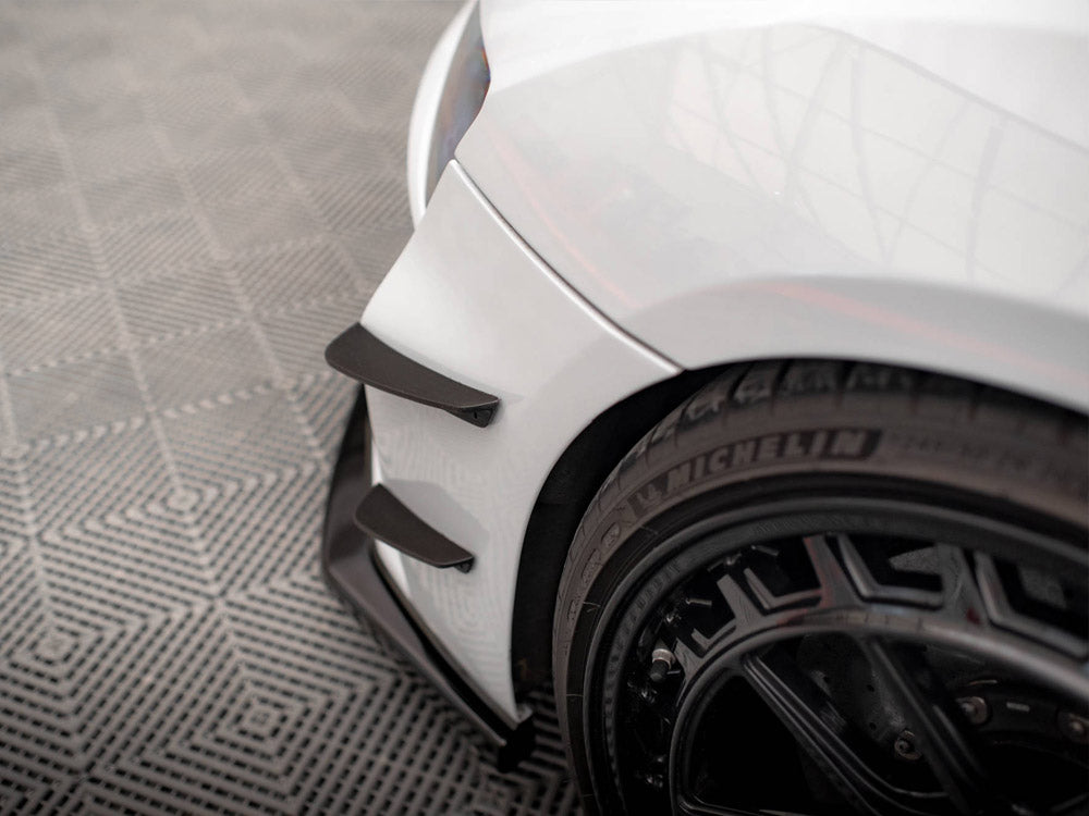 Front Bumper Wings (Canards) compatible with Audi R8 Mk2 Facelift