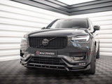 Front Splitter V.2 compatible with Volvo XC90 R-Design Mk2 Facelift