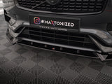 Front Splitter V.2 compatible with Volvo XC90 R-Design Mk2 Facelift