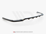 MAXTON DESIGN Central Rear Splitter (Vertical Bars) Volvo XC90 R-Design Mk2 Facelift