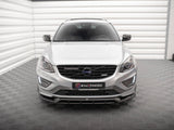 Front Splitter compatible with Volvo XC60 R-Design Mk1 Facelift