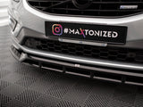 Front Splitter compatible with Volvo XC60 R-Design Mk1 Facelift