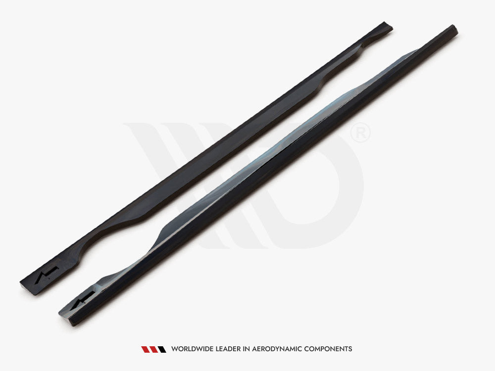 Side Skirts Diffusers compatible with Volvo XC60 R-Design Mk1 Facelift