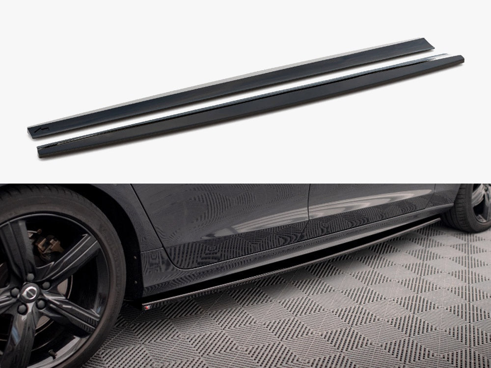 Side Skirts Diffusers compatible with Volvo V90 / S90 R-Design Mk2