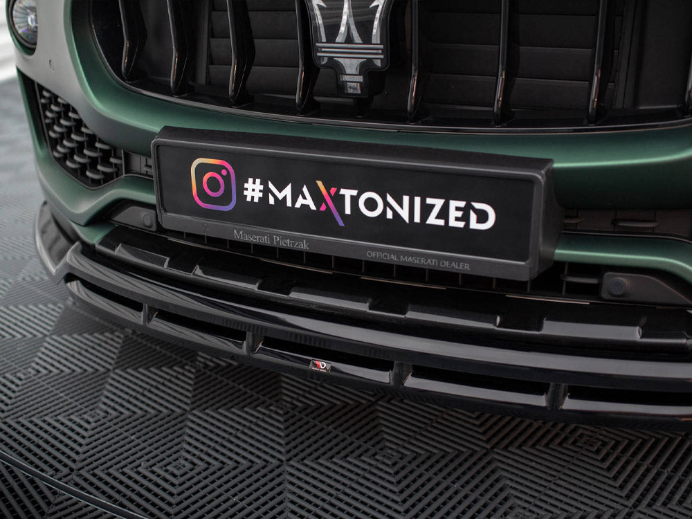 Front Splitter V.2 compatible with Maserati Levante Mk1